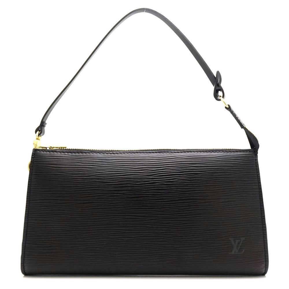 Louis Vuitton Epi Pochette Accessoire Noir Accessory Pouch